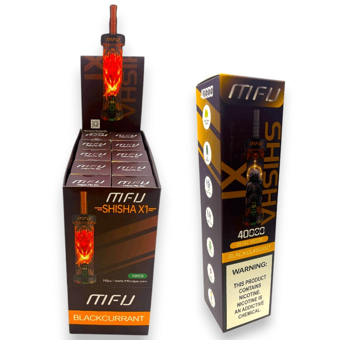 MFU SHISHA X1 40000 0.5% - BLACKCURRENT
