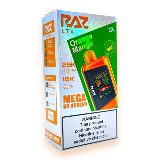 RAZ LTX 25000 5% - ORANGE MANGO