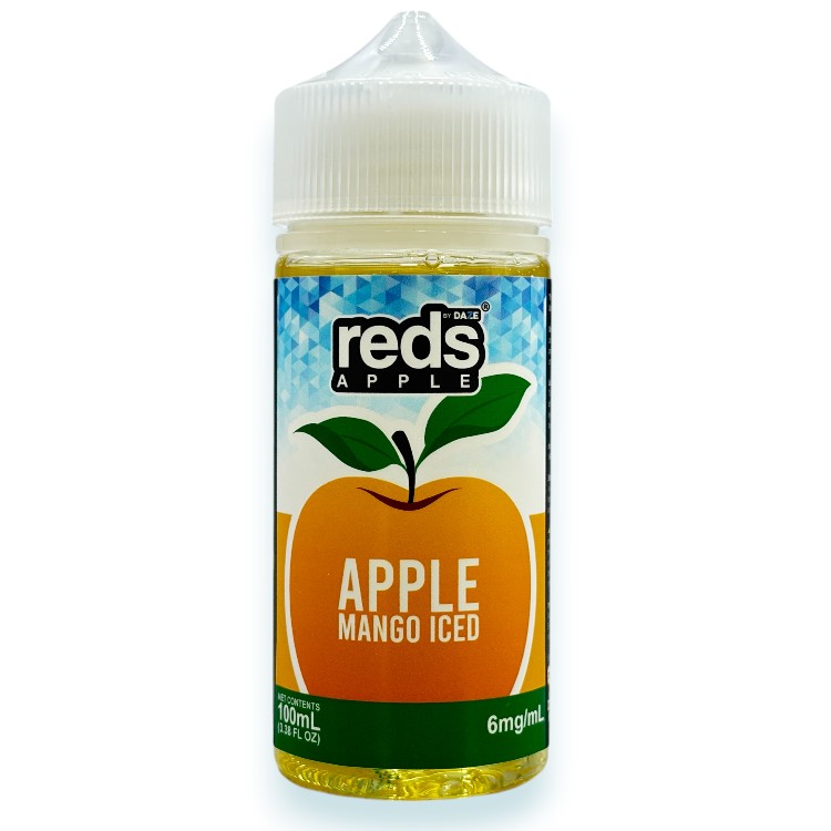 DAZE REDS APPLE ICE E-LIQUID 6MG 100ML - APPLE MANGO ICED