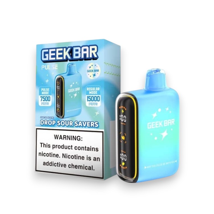 GEEK BAR PULSE 15000 5% - DROP SOUR SAVERS