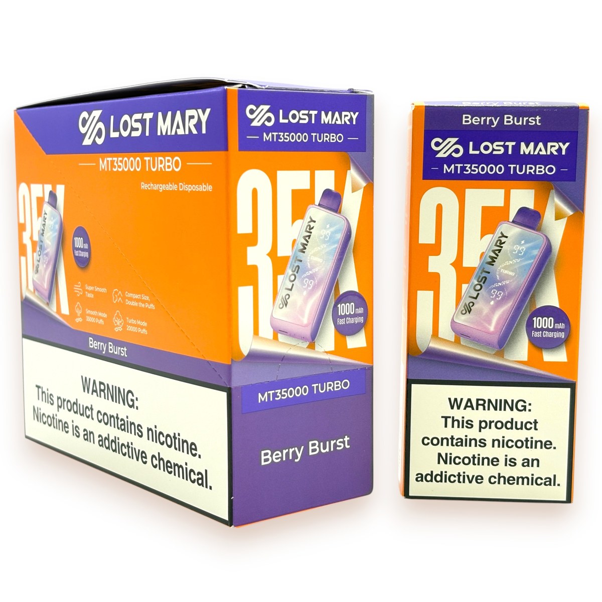 LOST MARY MT35000 TURBO 5% - BERRY BURST