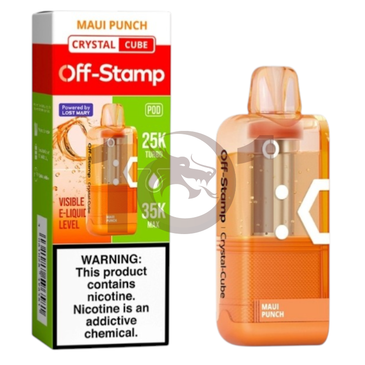 OFF-STAMP X CUBE POD CRYSTAL 35000 5% - MAUI PUNCH
