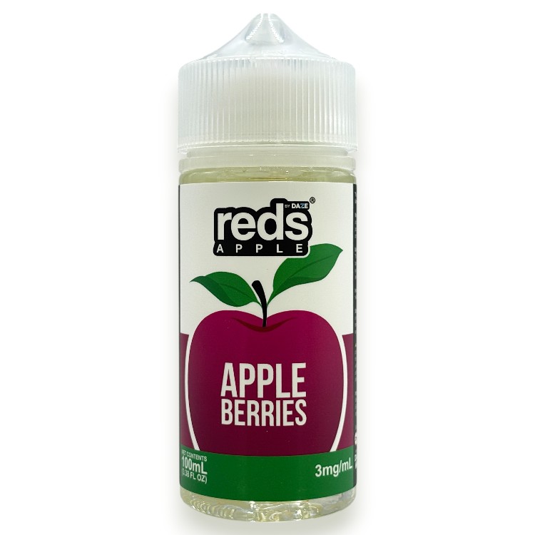 DAZE REDS APPLE E-LIQUID 3MG 100ML - APPLE BERRIES