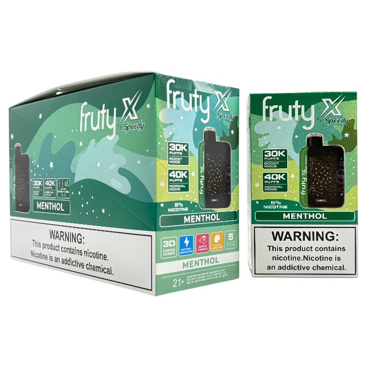 FRUTY BAR TURBO MAX 40000 5% - X SPEED MENTHOL