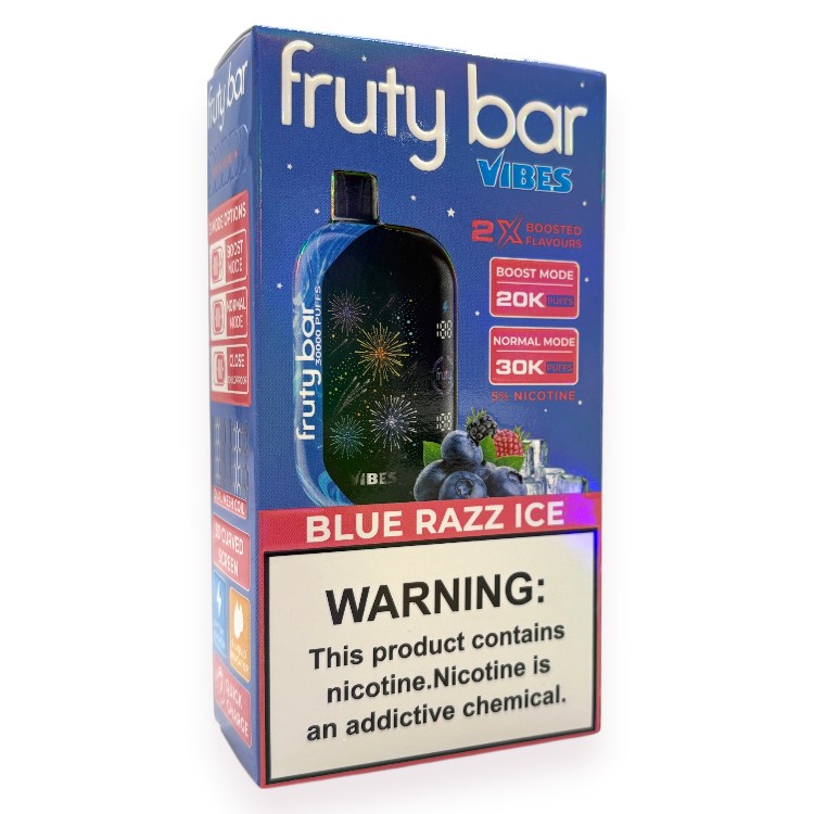 FRUTY BAR VIBES 30000 5% - BLUE RAZZ ICE