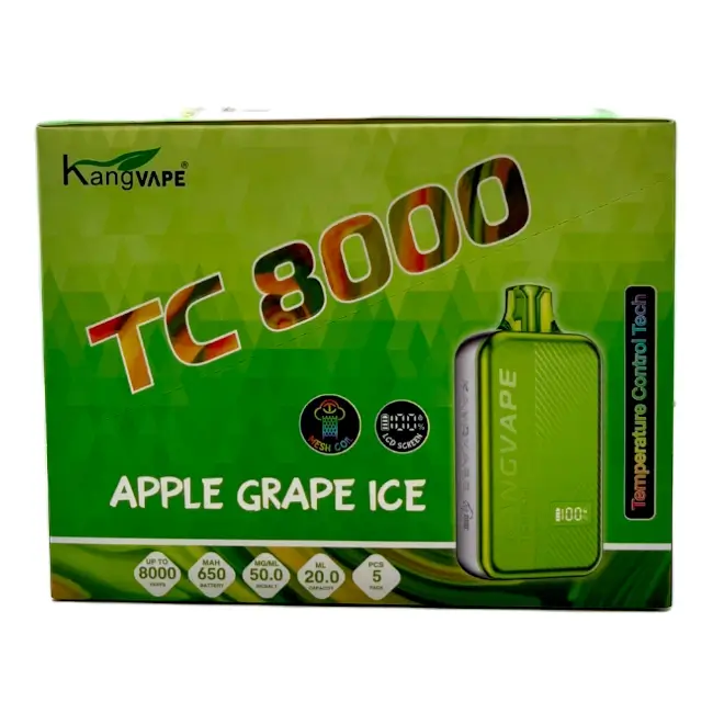 KANGVAPE TC8000 5% - APPLE GRAPE ICE