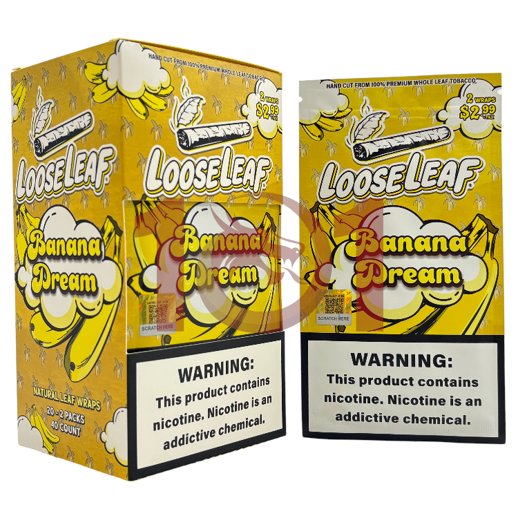 LOOSE LEAF TOB LEAF SP 2/$2.99 2CT PK - BANANA DREAM