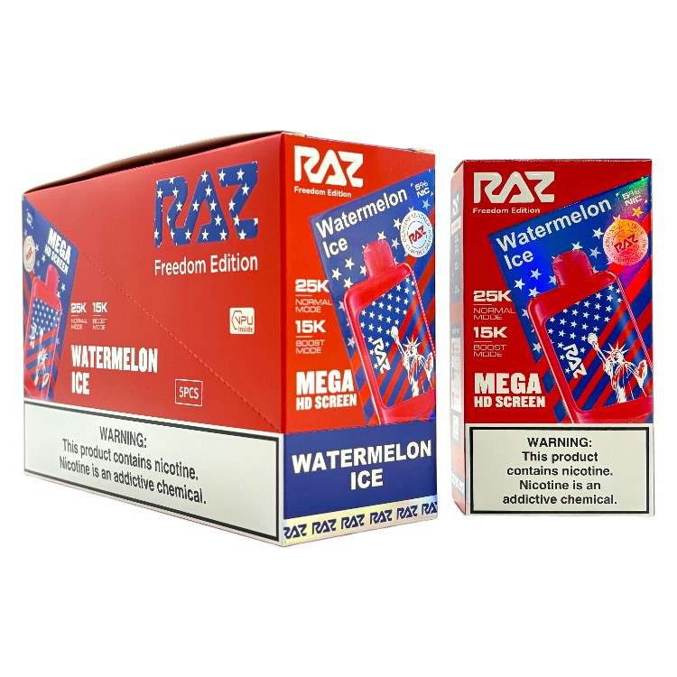 RAZ LTX 25000 5% FREEDOM EDITION - WATERMELON ICE