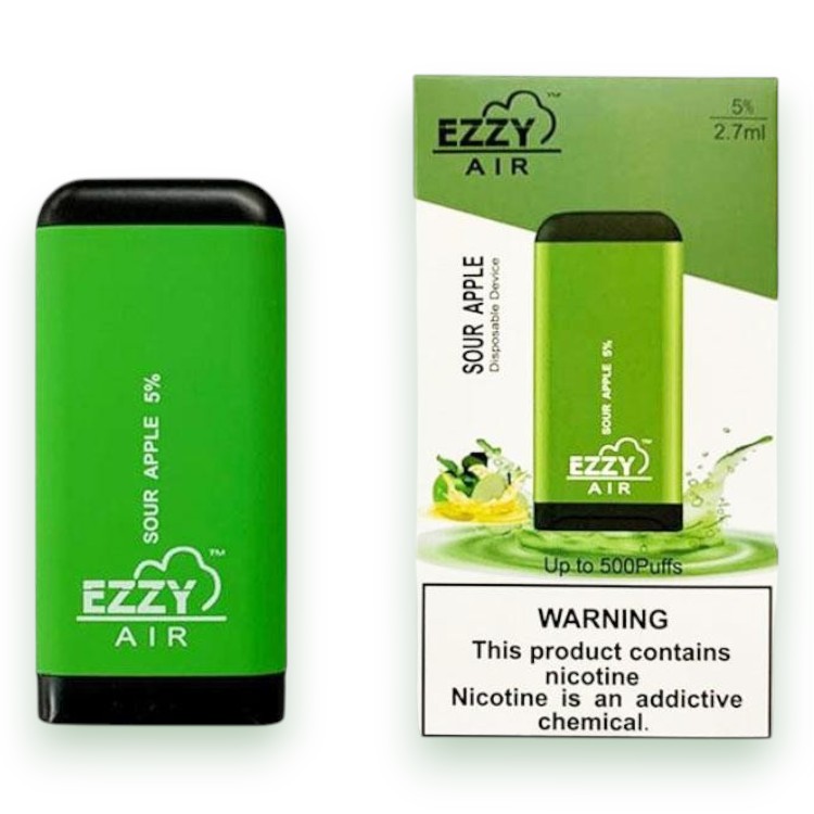 EZZY AIR 500 5% - SOUR APPLE