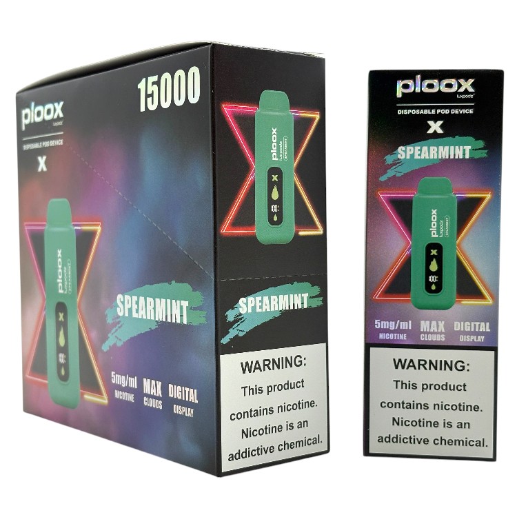 PLOOX 15000 POD X 5% 16ML - SPEARMINT