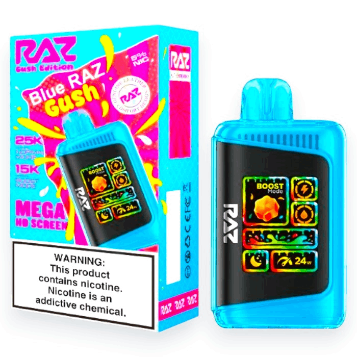 RAZ LTX 25000 5% GUSH EDITION - BLUE RAZZ