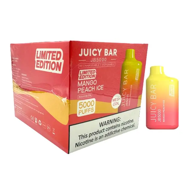 JUICY BAR JB5000 5% - MANGO PEACH ICE
