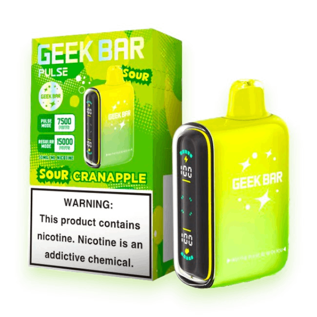 GEEK BAR PULSE 15000 5% - SOUR CRANAPPLE