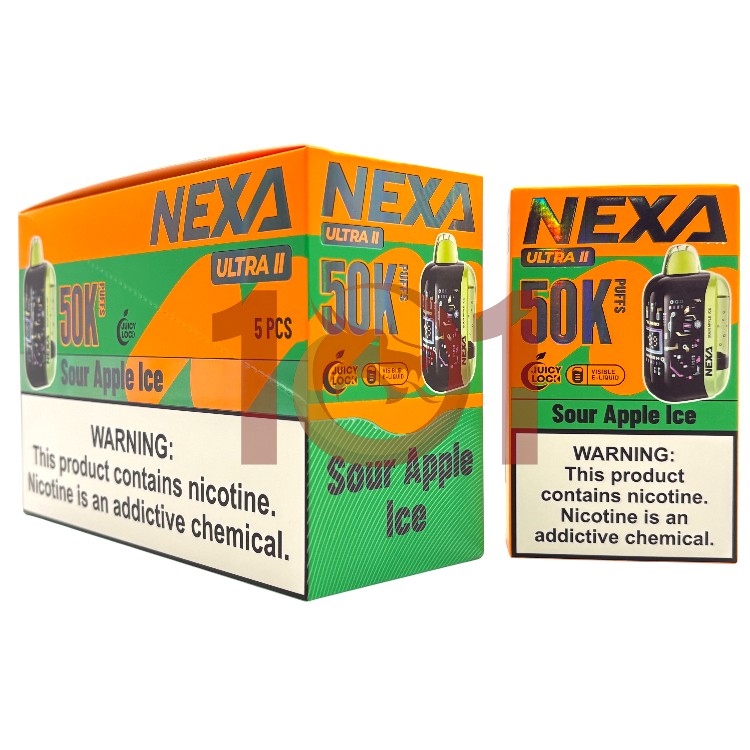 NEXA ULTRA II 50000 5% - SOUR APPLE ICE