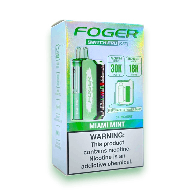 FOGER SWITCH PRO KIT 30000 5% - MIAMI MINT