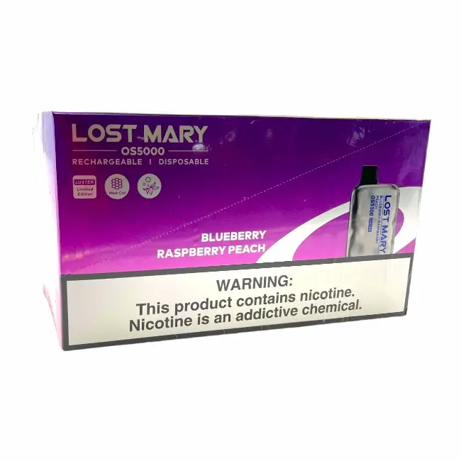 LOST MARY OS5000 LUSTER 5% - BLUE RASPBERRY PEACH
