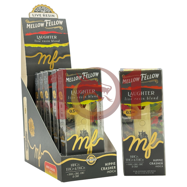 MELLOW FELLOW LAUGHTER LR BLEND 0.5ML INDICA - HIPPIE CRASHER