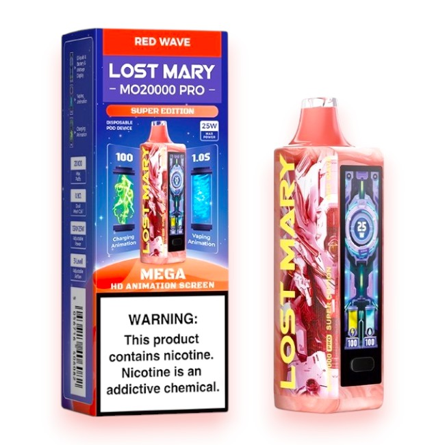 LOST MARY MO20000 PRO SUPER EDITION 5% - RED WAVE