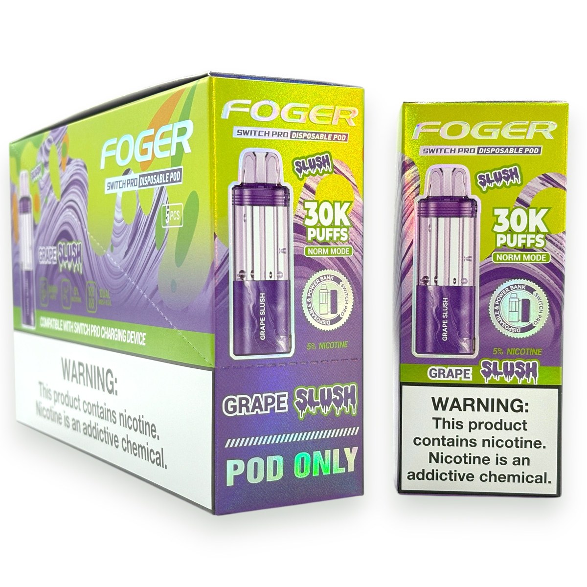 FOGER SWITCH PRO POD 30000 5% - SLUSH GRAPE