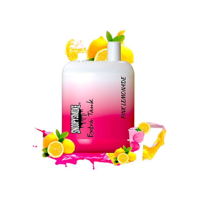 SNOOPY SMOKE EXTRA TANK 15000 5% - PINK LEMONADE