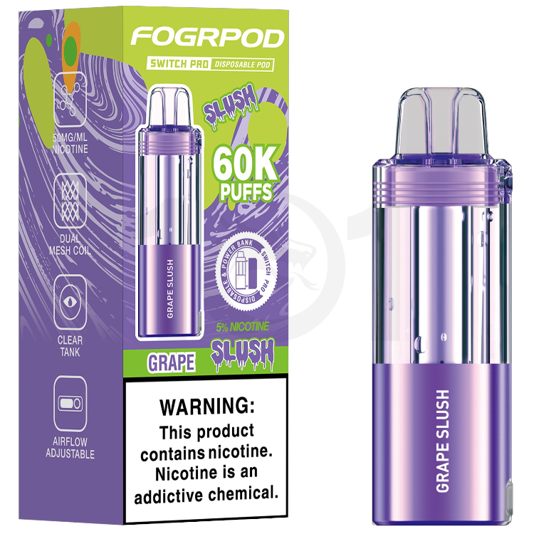 FOGRPOD 60000 SWITCH PRO POD 5% - SLUSH GRAPE