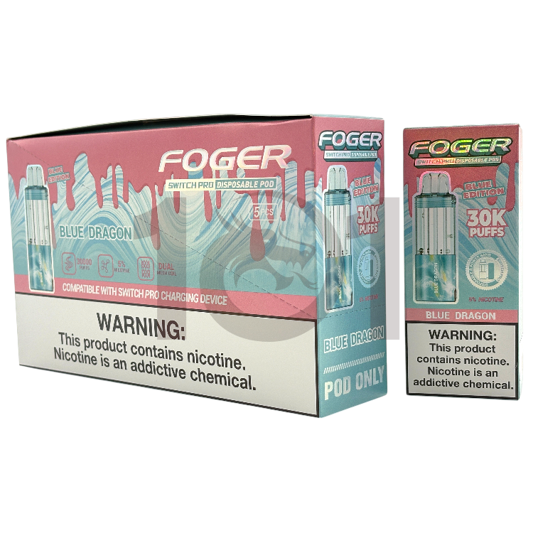 FOGER SWITCH PRO POD 30000 5% - BLUE DRAGON