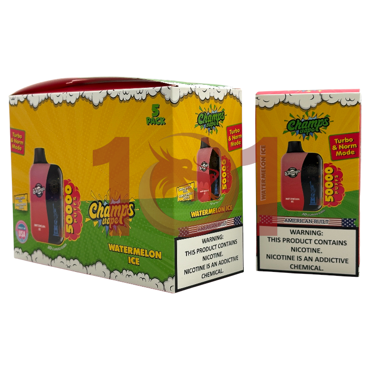 CHAMPS VAPE 50000 5% - WATERMELON ICE