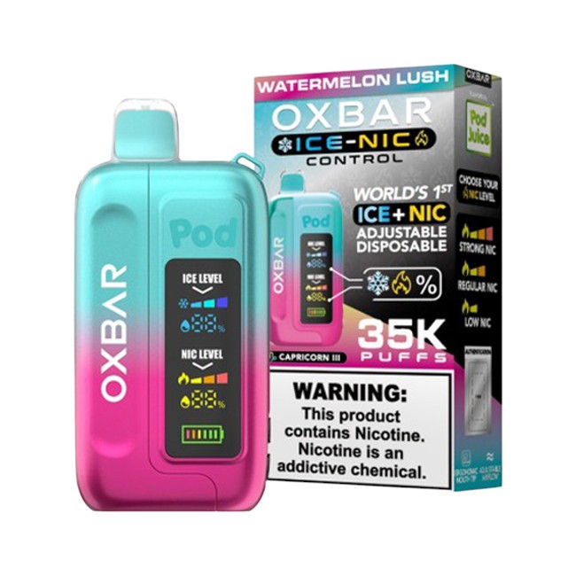OXBAR 35000 ICE-NIC CONTROL 5% - WATERMELON LUSH