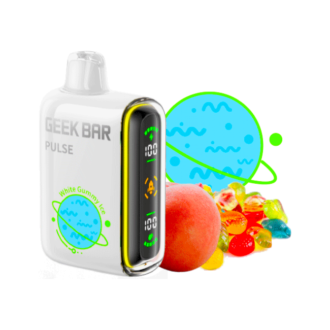 GEEK BAR PULSE 15000 5% - WHITE GUMMY ICE