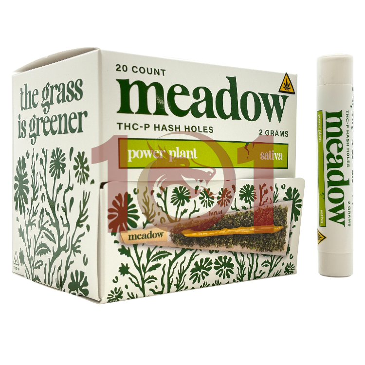 MEADOW HASH HOLE THCP 2GM 1CT PK PREROLL SATIVA - POWER PLANT