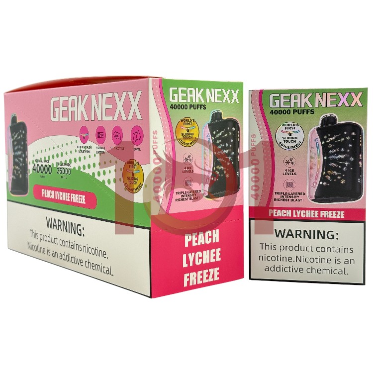 GEAK NEXX 40000 5% - PEACH LYCHEE FREEZE