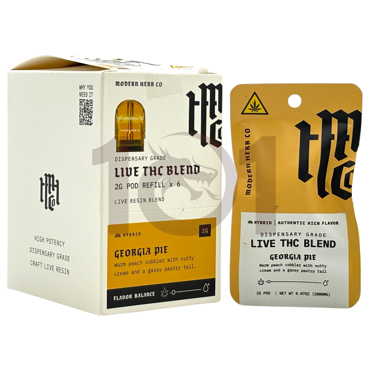 MODERN HERB CO LIVE THC BLEND 2GM POD - HYBRID GEORGIA PIE