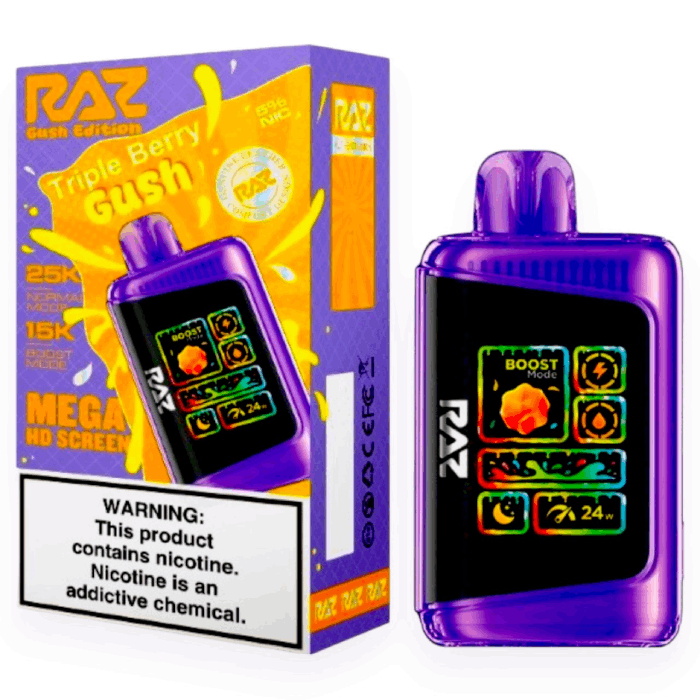 RAZ LTX 25000 5% GUSH EDITION - TRIPLE BERRY