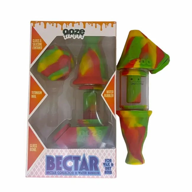 OOZE BECTAR WATERPIPE - GREEN RED
