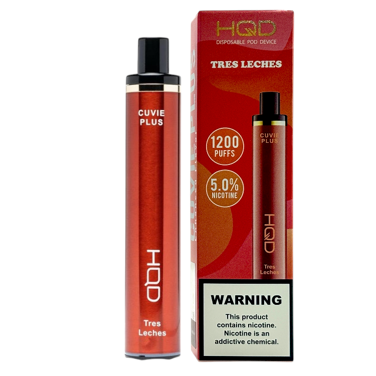 HQD CUVIE PLUS 1200 5% - TRES LECHES