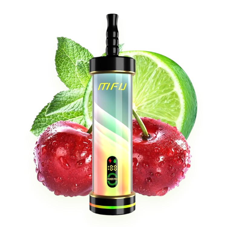 MFU SHISHA X2 60000 0.5% - CHERRY LIME