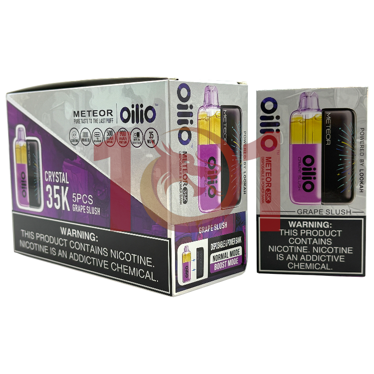 OILIO METEOR 35000 SALT NIC CRYSTAL KIT 3.5% - GRAPE SLUSH