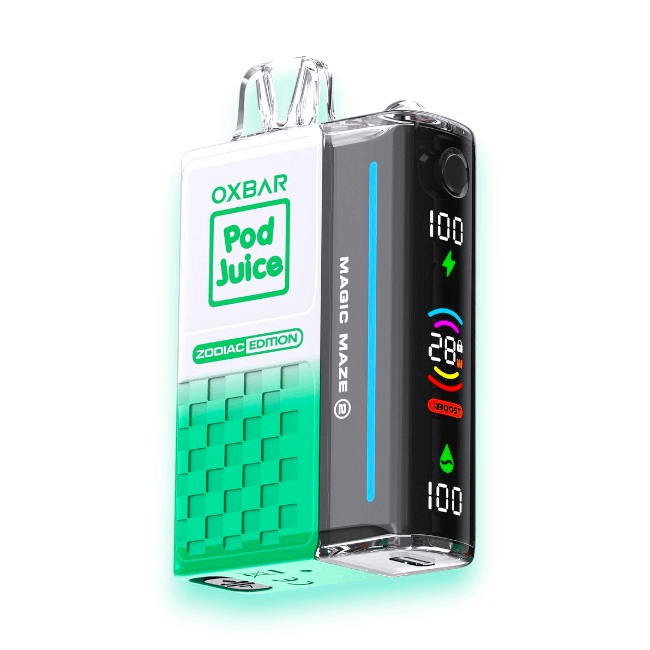 OXBAR 30000 ZODIAC EDITION 5% - CAPRICORN II CLEAR GREEN