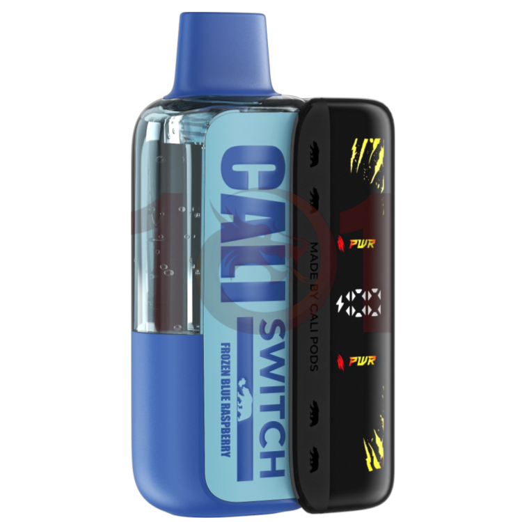 CALI SWITCH 50000 SALT NICOTINE POD DEVICE 5% - FROZEN BLUE RASPBERRY