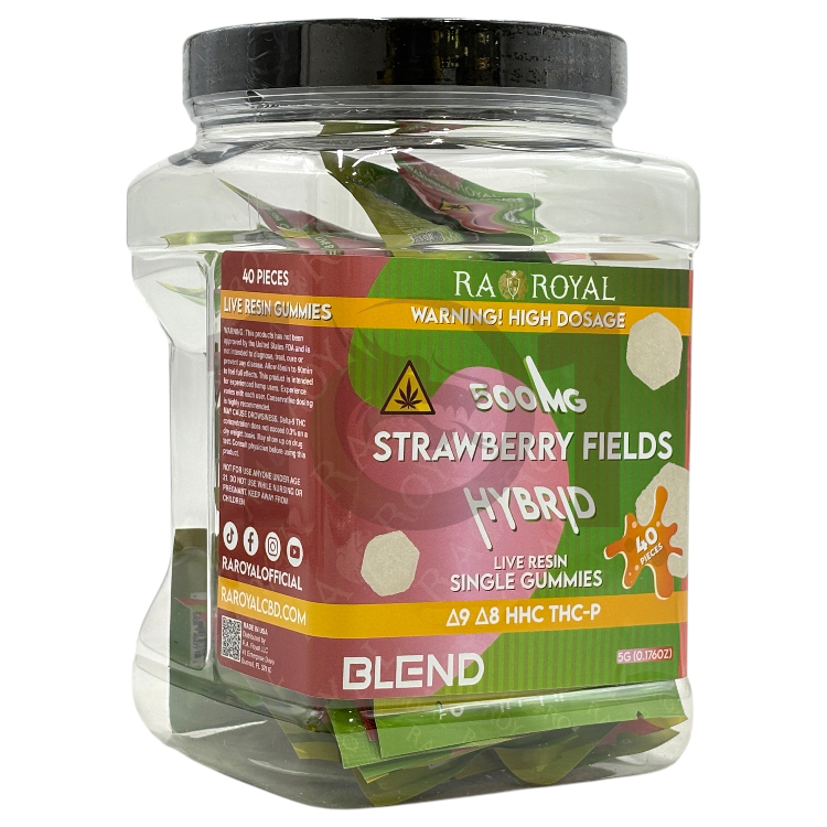 RA ROYAL LR BLEND D9+D8+HHC+THCP 500MG - HYBRID STRAWBERRY FIELDS