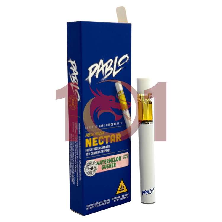 PABLO FRESH FROZEN NECTAR D9THC 1GM DISPOSABLE INDICA+HYBRID - WATERMELON GUSHER