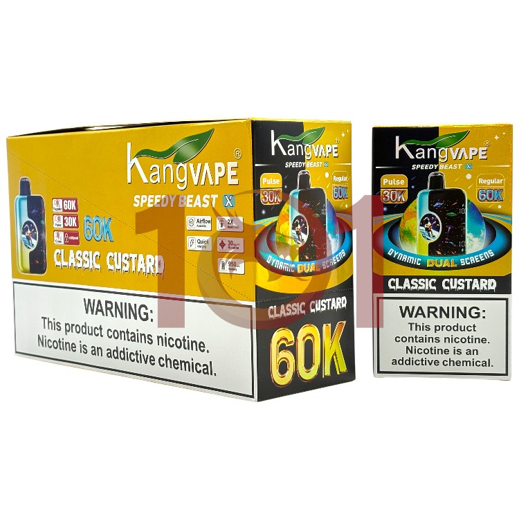 KANGVAPE SPEEDY BEAST 60000 5% - CLASSIC CUSTARD