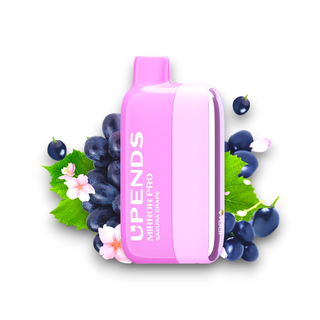 UPENDS MIRROR PRO 12000 5% - SAKURA GRAPE