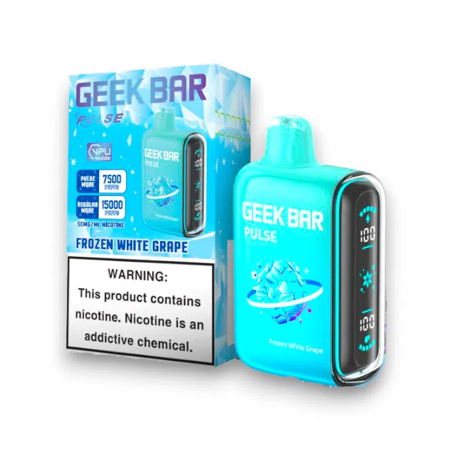 GEEK BAR PULSE 15000 5% - FROZEN WHITE GRAPE