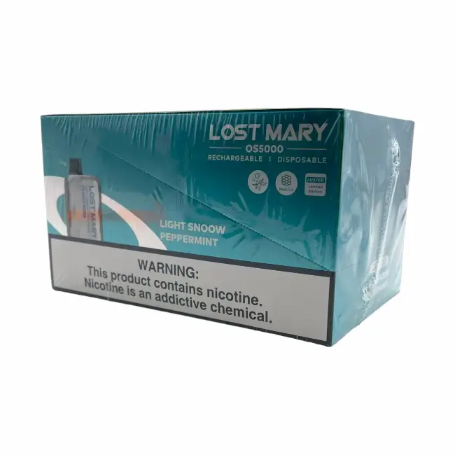 LOST MARY OS5000 LUSTER 5% - LIGHT SNOOW PEPPERMINT