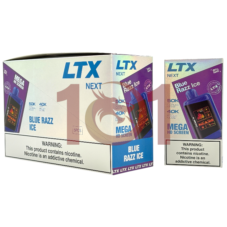 LTX NEXT 50000 5% - BLUE RAZZ ICE