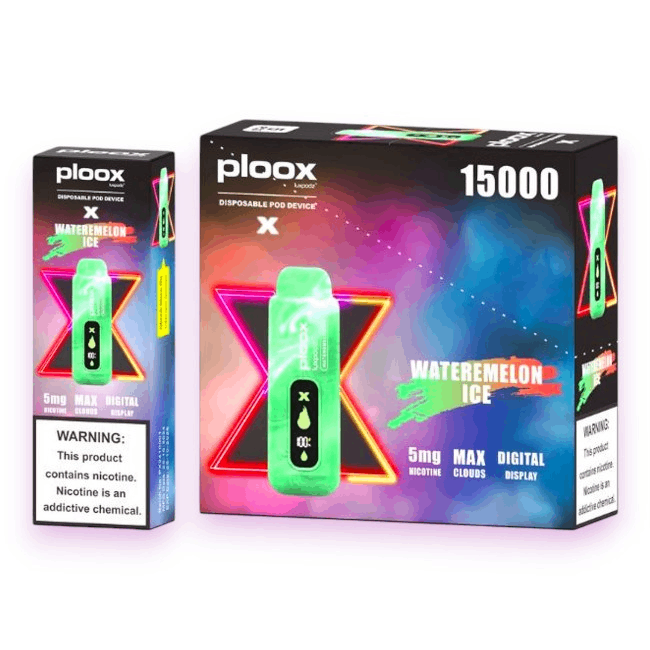 PLOOX 15000 POD X 5% 16ML - WATERMELON ICE