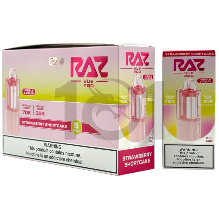 RAZ VUE 70000 POD 5% - STRAWBERRY SHORTCAKE