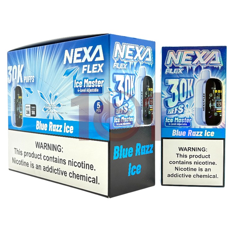 NEXA 30000 FLEX ICE POD 5% - BLUE RAZZ ICE