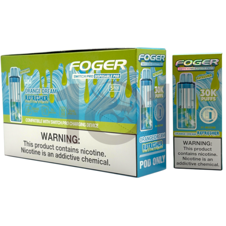 FOGER SWITCH PRO POD 30000 5% - REFRESHER ORANGE DREAM